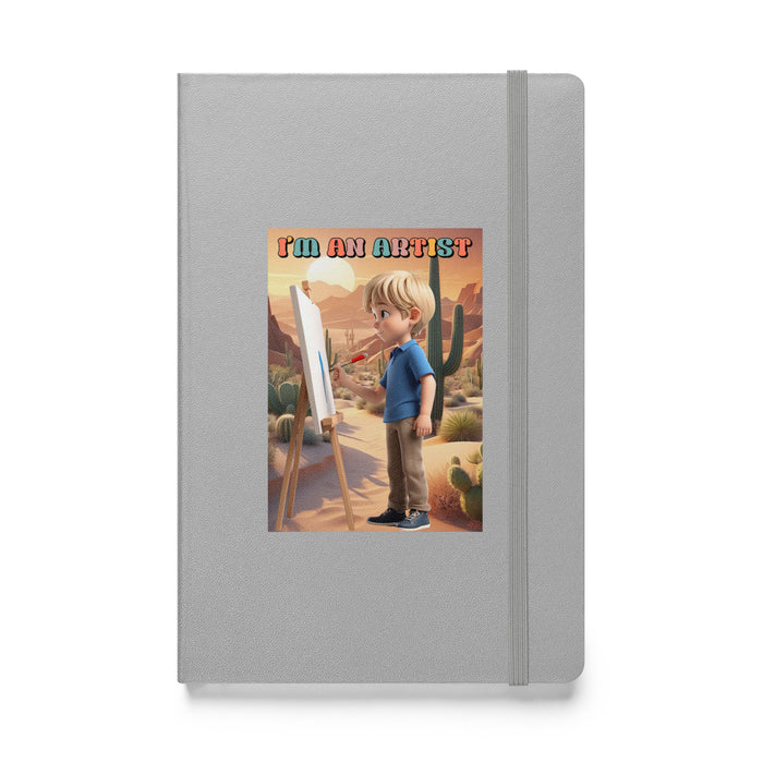 I'm an artist 2 - Hardcover Bound Lined Notebook - 20610401