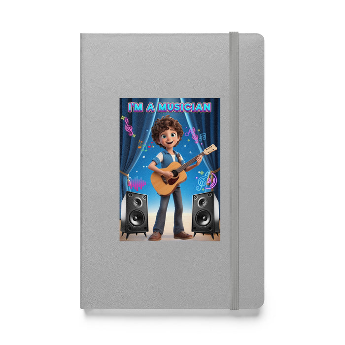 I'm a musician - Hardcover Bound Lined Notebook - 20810401