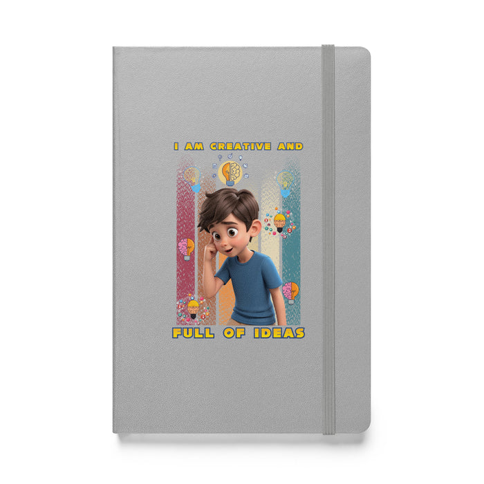 I am creative and full of ideas - Hardcover Bound Lined Notebook - 20110401