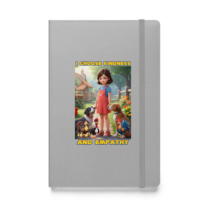 I choose kindness and empathy 3 - Hardcover Bound Lined Notebook - 40130401