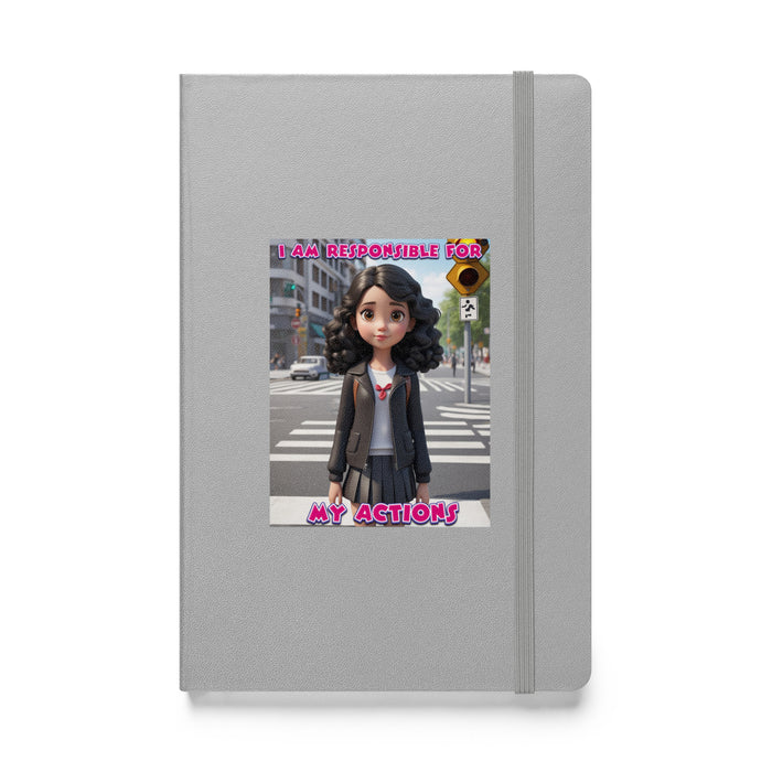 I am responsible for my actions - Hardcover Bound Lined Notebook - 80810401