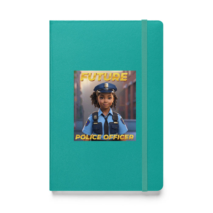 Future Police Officer 3 - Hardcover Bound Lined Notebook - 10210401