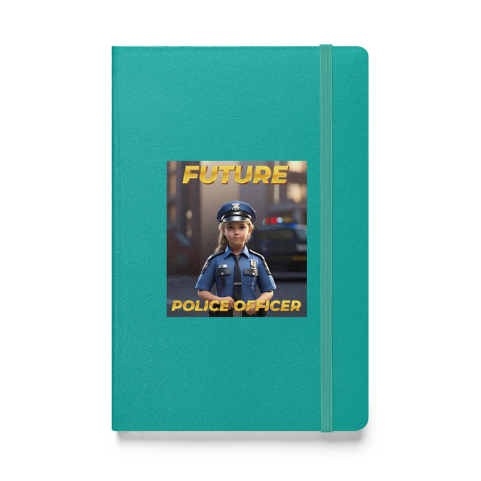 Future Police Officer 2 - Hardcover Bound Lined Notebook - 10210401