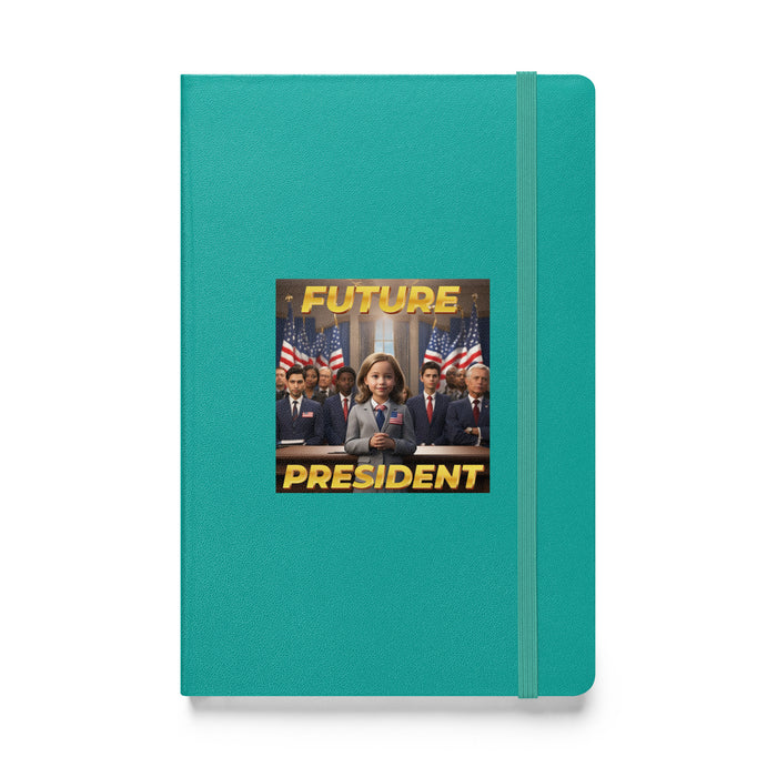 Future President 2 - Hardcover Bound Lined Notebook - 10420401