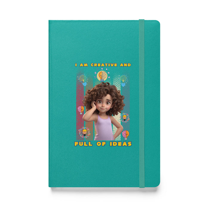 I am creative and full of ideas 2 - Hardcover Bound Lined Notebook - 20110401