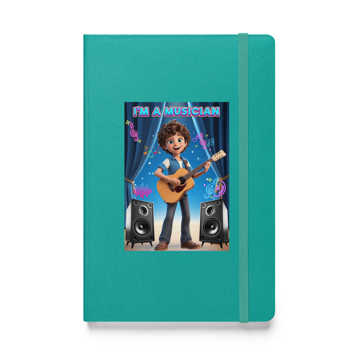 I'm a musician - Hardcover Bound Lined Notebook - 20810401