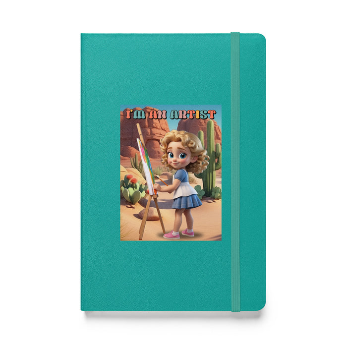 I'm an artist - Hardcover Bound Lined Notebook - 20610401