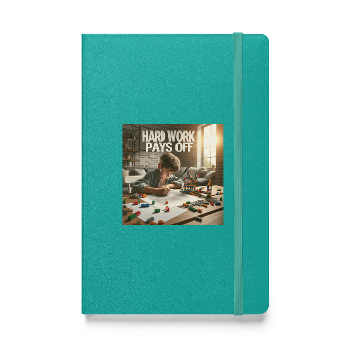 Hard work pays off 3 - Hardcover Bound Lined Notebook - 30830401