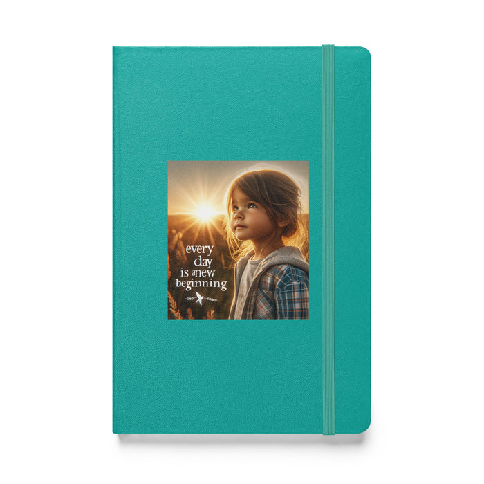 Every day is a new beginning 3 - Hardcover Bound Lined Notebook - 30530401