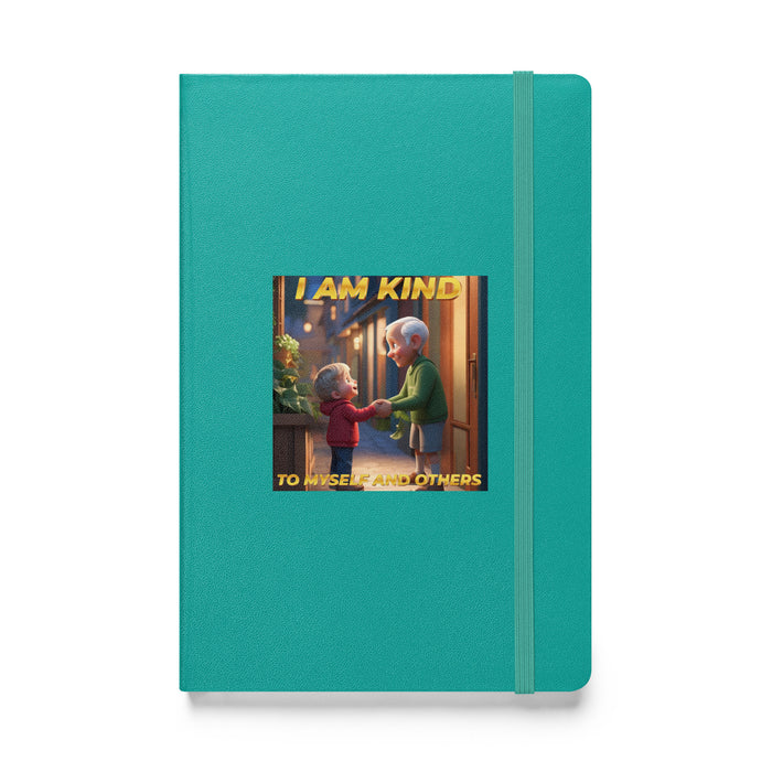 I am kind to myself and others - Hardcover Bound Lined Notebook - 40210401