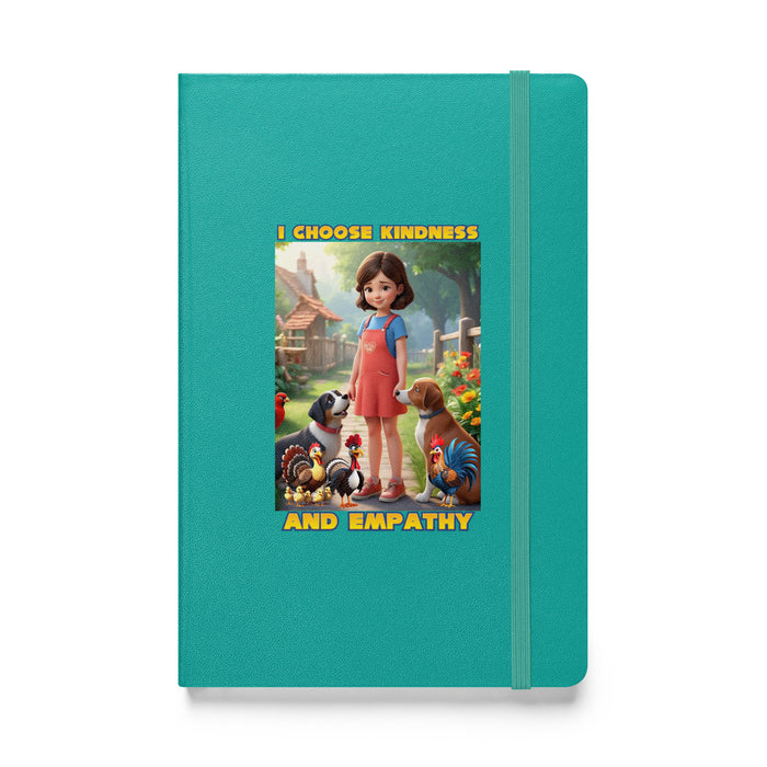 I choose kindness and empathy 3 - Hardcover Bound Lined Notebook - 40130401