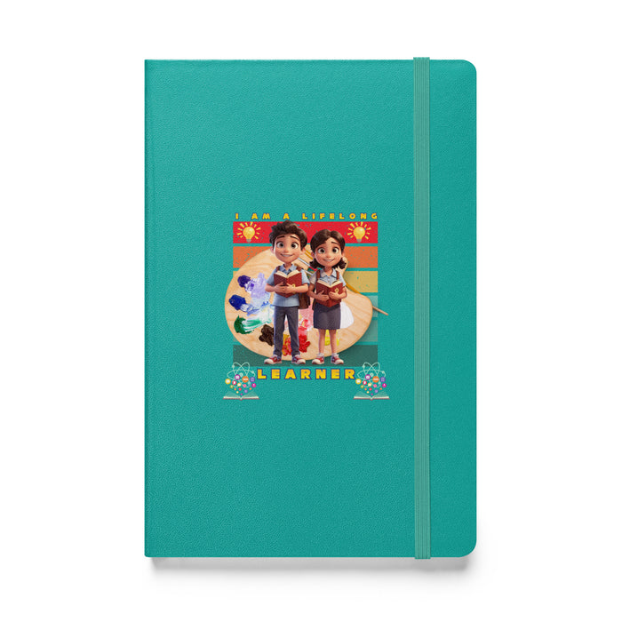 I am a lifelong learner - Hardcover Bound Lined Notebook - 70210401