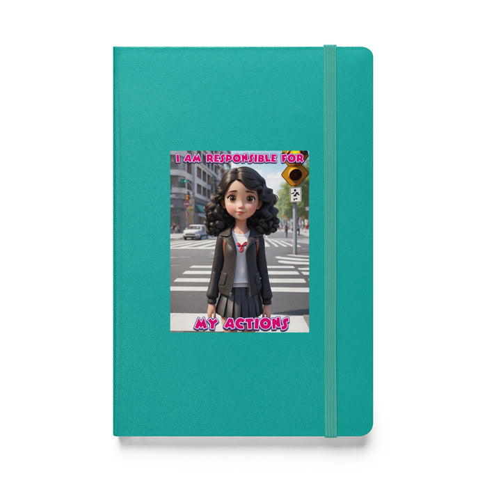 I am responsible for my actions - Hardcover Bound Lined Notebook - 80810401