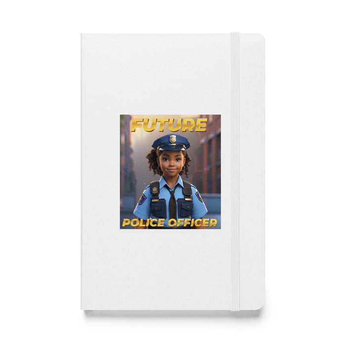 Future Police Officer 3 - Hardcover Bound Lined Notebook - 10210401