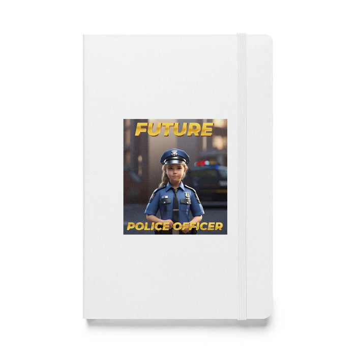 Future Police Officer 2 - Hardcover Bound Lined Notebook - 10210401