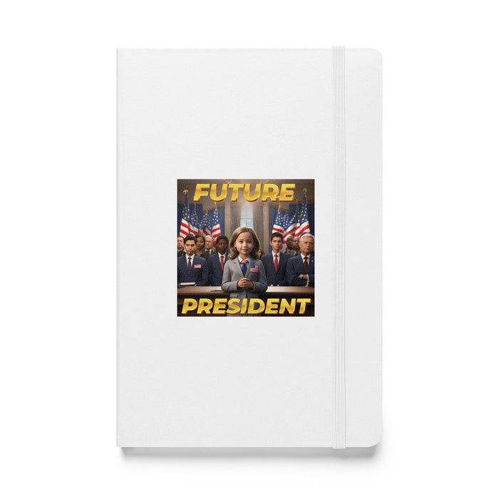 Future President 2 - Hardcover Bound Lined Notebook - 10420401