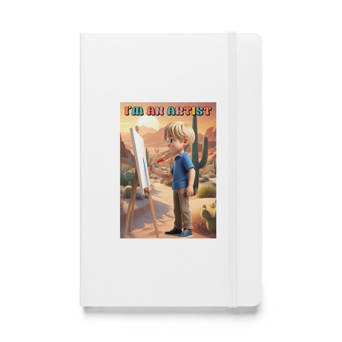 I'm an artist 2 - Hardcover Bound Lined Notebook - 20610401