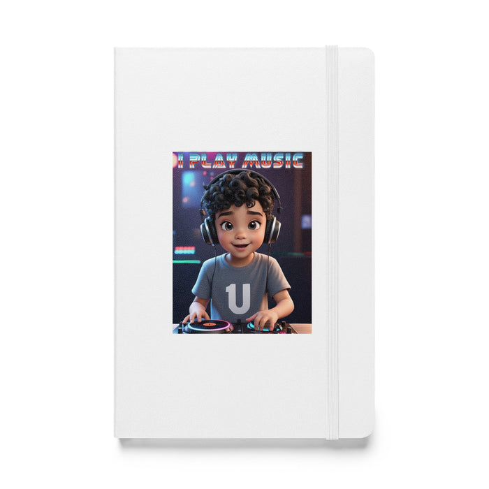 I play music 2 - Hardcover Bound Lined Notebook - 20410401