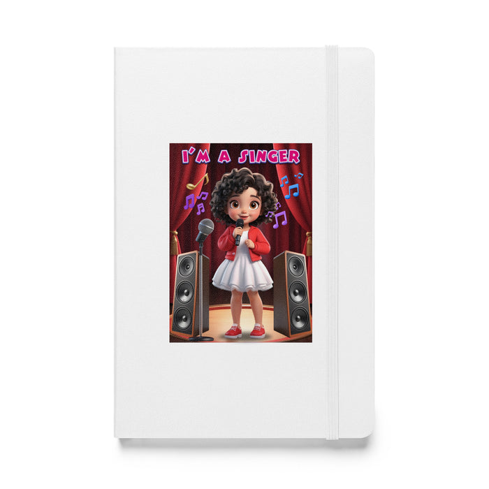 I'm a singer - Hardcover Bound Lined Notebook - 20910401