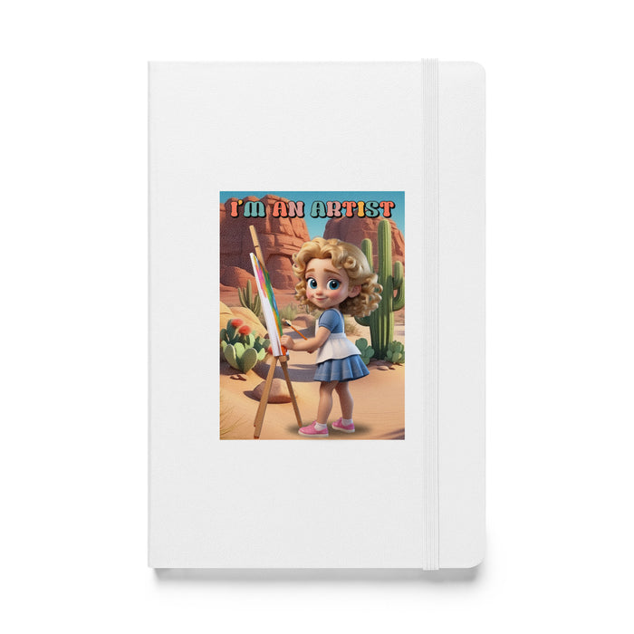 I'm an artist - Hardcover Bound Lined Notebook - 20610401