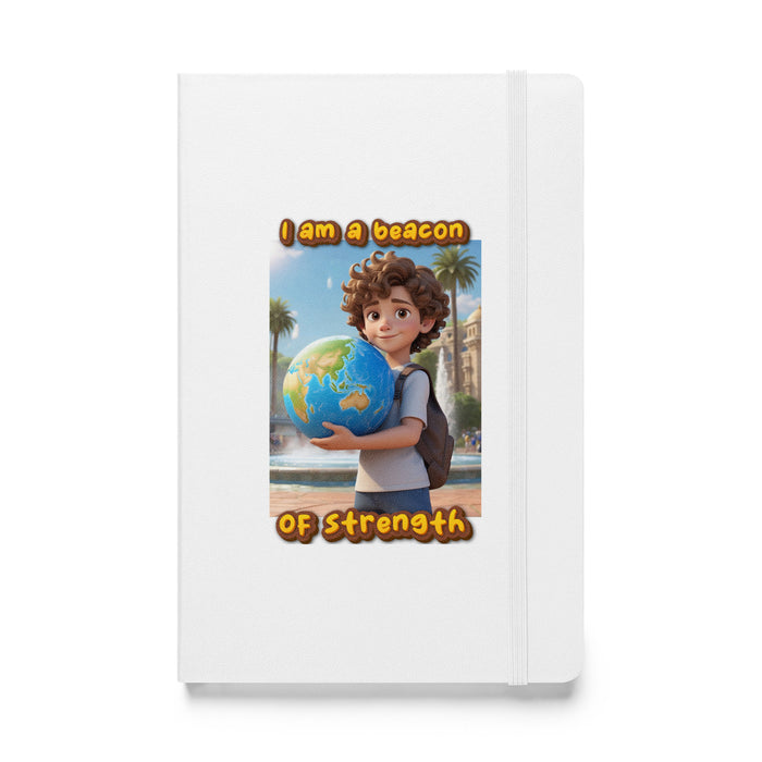 I am a beacon of strength - Hardcover Bound Lined Notebook - 50610401