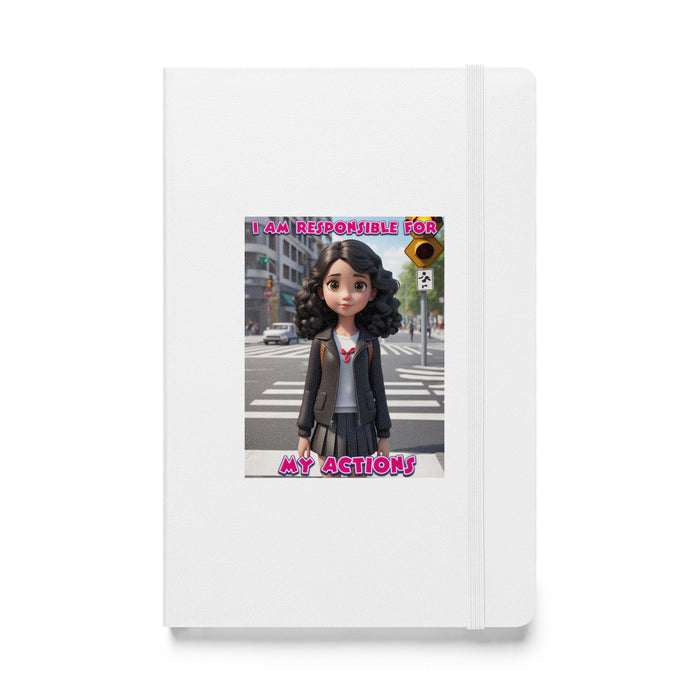 I am responsible for my actions - Hardcover Bound Lined Notebook - 80810401