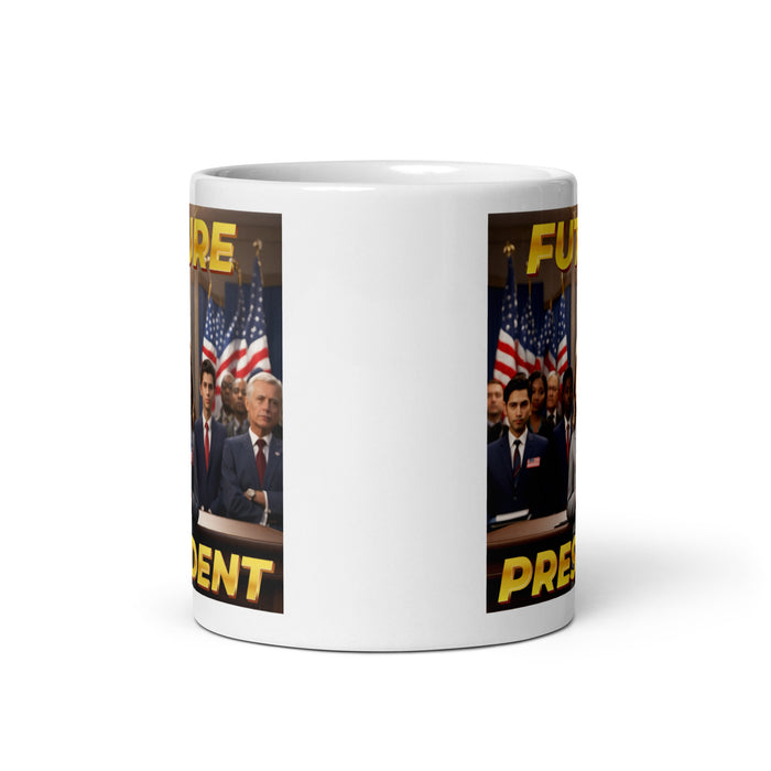 Future President 2 - White Glossy Mug - 10420501