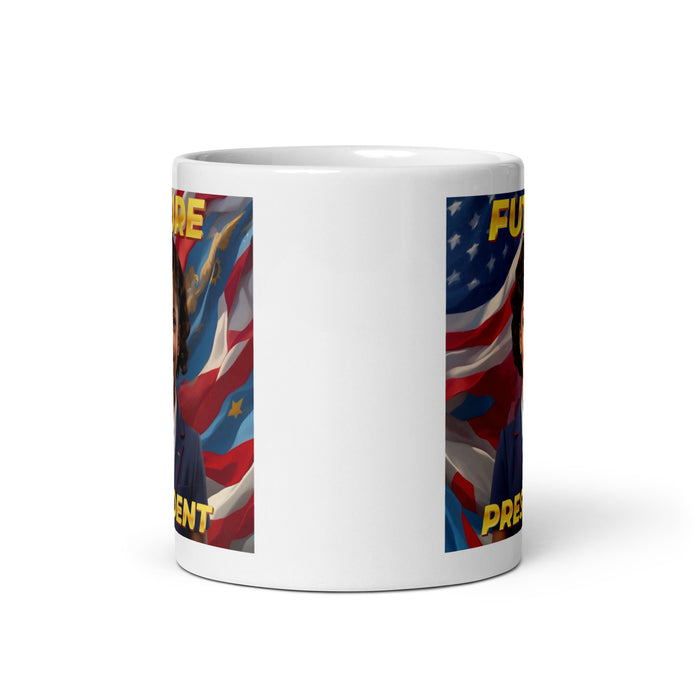 Future President 3 - White Glossy Mug - 10430501