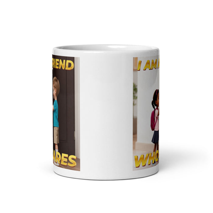 I am a friend who cares - White Glossy Mug - 40310501