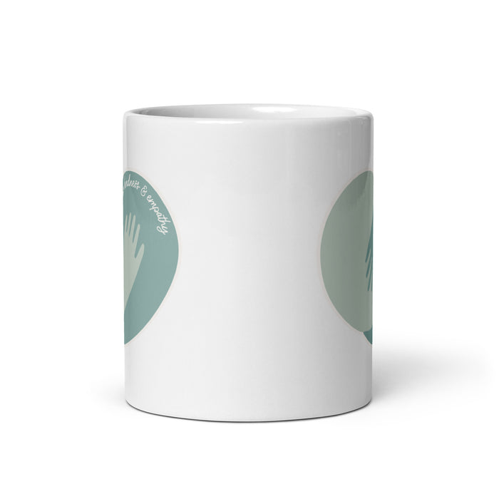 I choose kindness and empathy - White Glossy Mug - 40110501