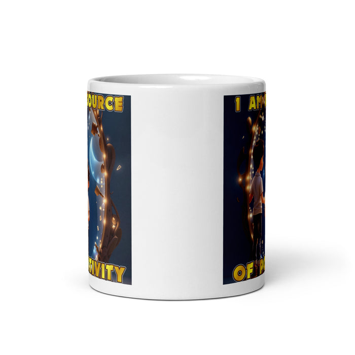 I am a source of positivity - White Glossy Mug - 70710501