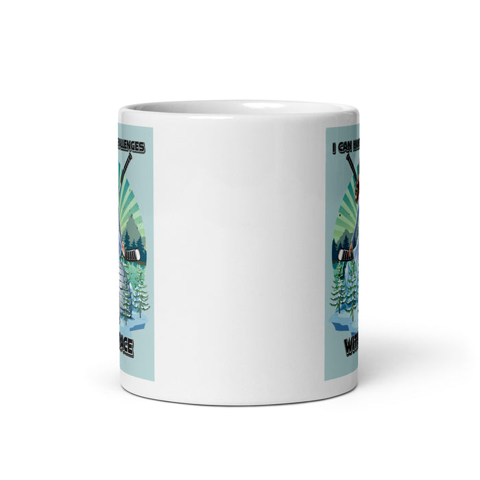 I can handle challenges with grace - White Glossy Mug - 70410501