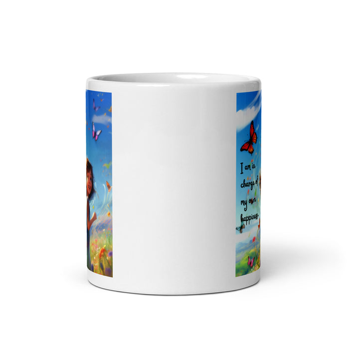 I am in charge of my own happiness 2 - White Glossy Mug - 80720501