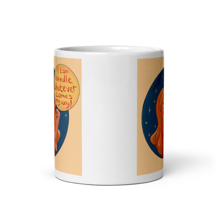 I can handle whatever comes my way - White Glossy Mug - 80410501