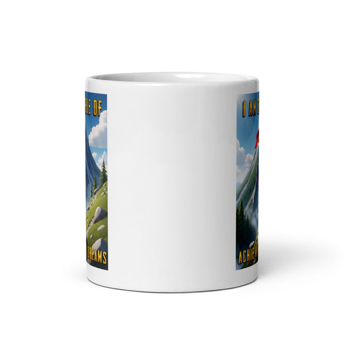 I am capable of achieving my dreams - White Glossy Mug - 80110501