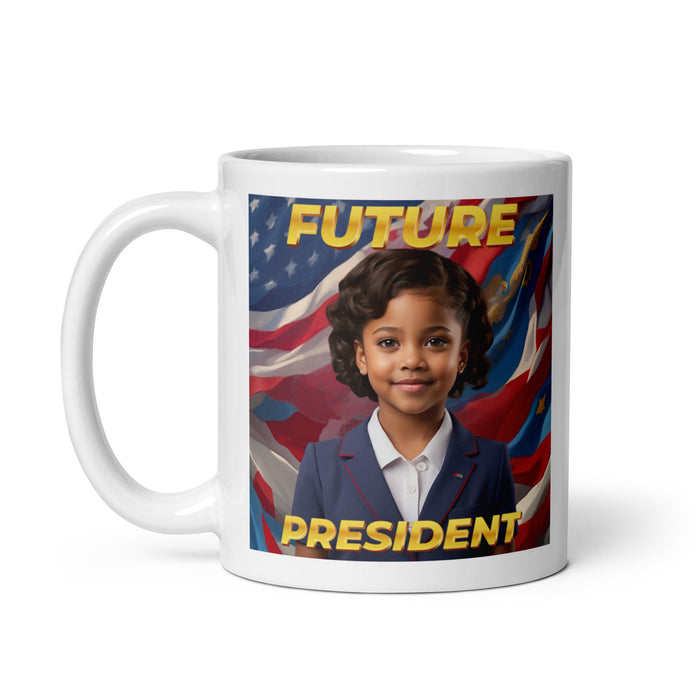 Future President 3 - White Glossy Mug - 10430501