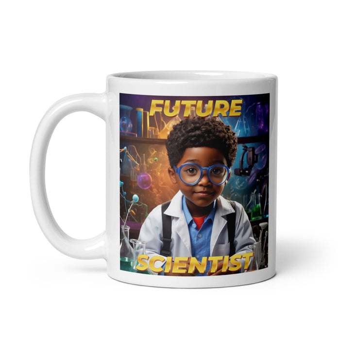 Future Scientist 4 - White Glossy Mug - 10840501