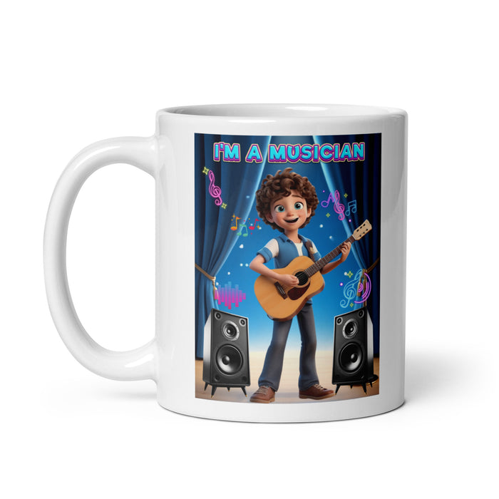 I'm a musician - White Glossy Mug - 20810501