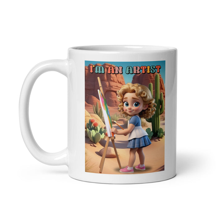 I'm an artist - White Glossy Mug - 20610501