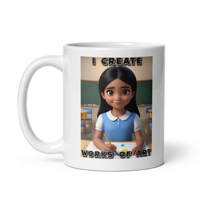 I create works of art - White Glossy Mug - 20310501