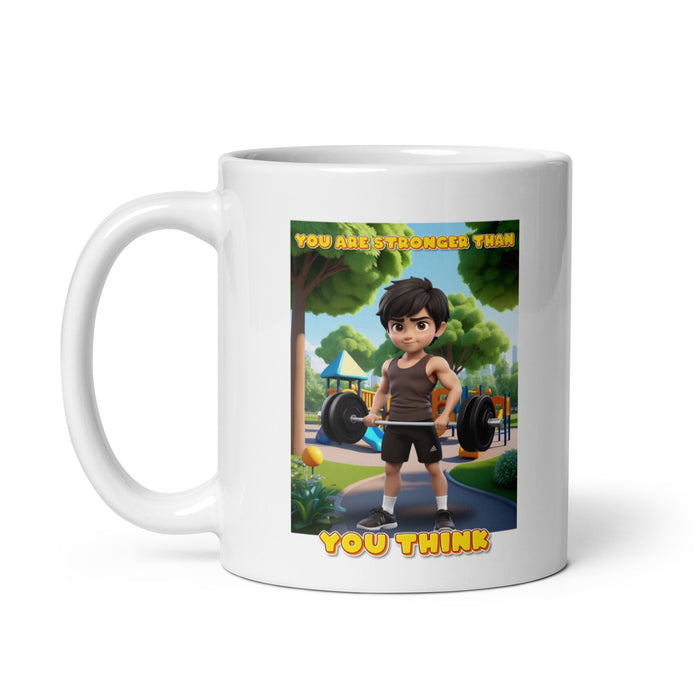 You are stronger than you think - White Glossy Mug - 30410501