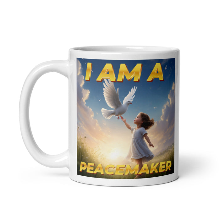 I am a peacemaker - White Glossy Mug - 40410501