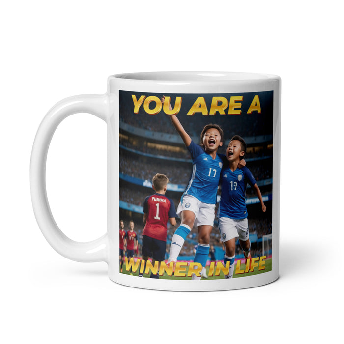 You are a winner in life - White Glossy Mug - 60610501