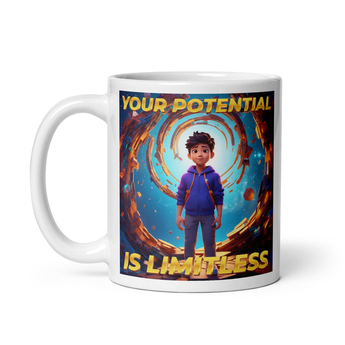 Your potential is limitless - White Glossy Mug - 60210501