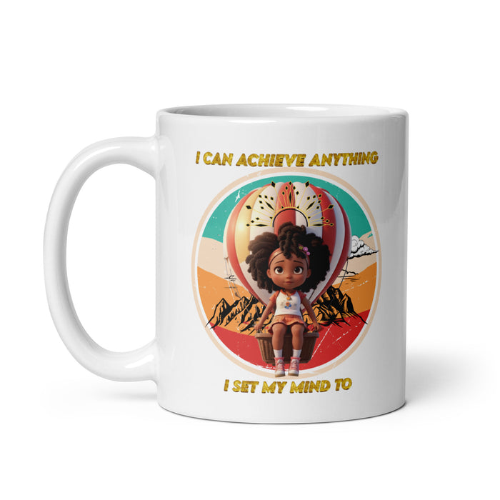 I can achieve anything I set my mind to - White Glossy Mug - 70810501