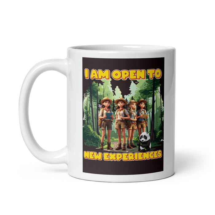 I am open to new experiences - White Glossy Mug - 70510501