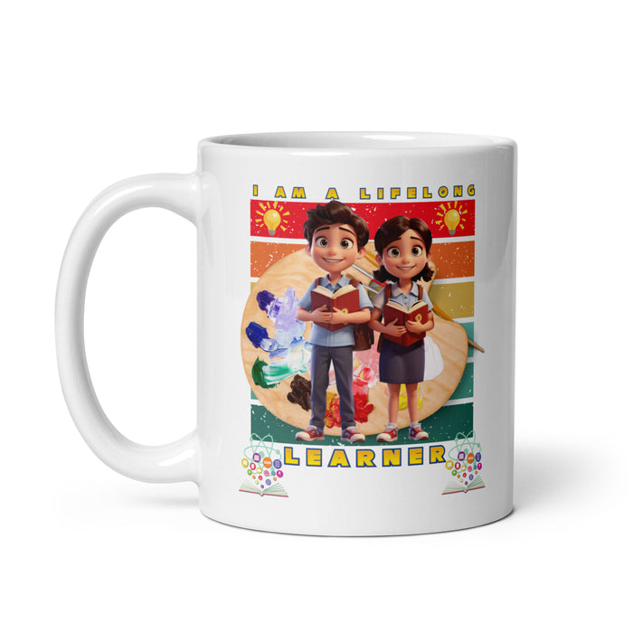 I am a lifelong learner - White Glossy Mug - 70210501