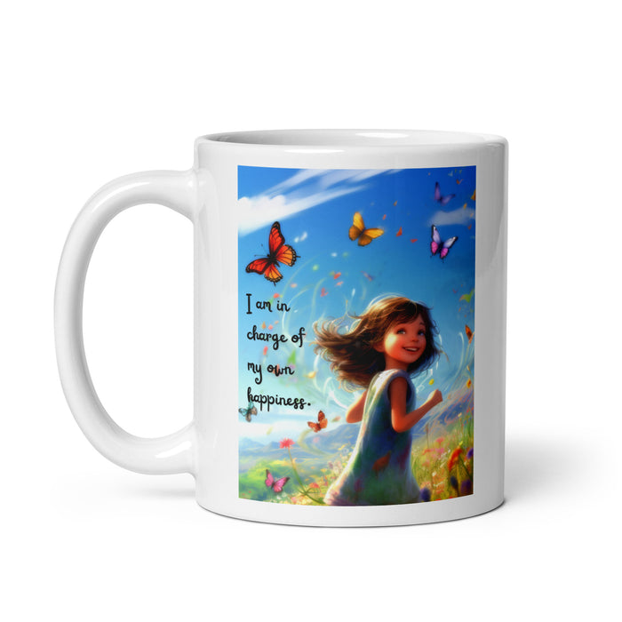 I am in charge of my own happiness 2 - White Glossy Mug - 80720501