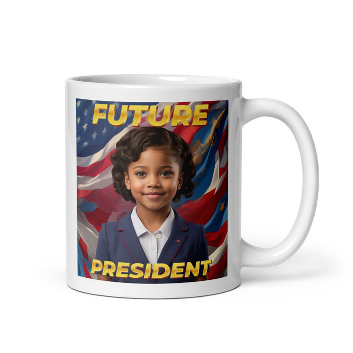 Future President 3 - White Glossy Mug - 10430501