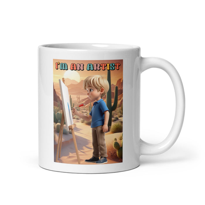 I'm an artist 2 - White Glossy Mug - 20610501